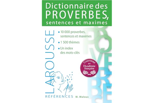 Dictionnaire des proverbes sentences et maximes
