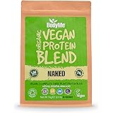 BodyMe Miscela Di Proteine Vegane Bio In Polvere | 1kg | Senza Zucchero | Carbo Basso | Senza Glutine | 24g Complete 3 Protei