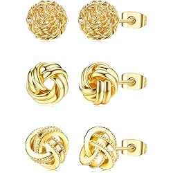 Boucles D'Oreilles Nœud Papillon En Cristal - Plaqué Or Jaune Alliage - Neuf Avec étiquettes