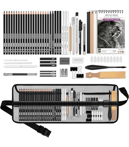 Lot De 10 Crayons Gommes Pour Artistes - Gomme Blanche Précise - Pour Croquis, Fusain, Détails - Longueur 17,5 Cm