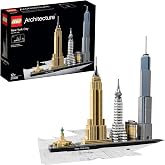 LEGO Architecture New York City 21028 - Seyahat, Mimari ve Tarih Meraklısı Yetişkinler i&ccedil;in Koleksiyonluk Yapım Seti (598 Par