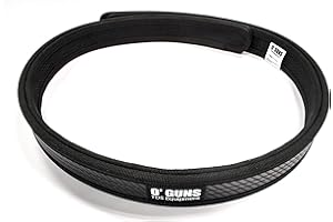 O'GUNS TDS EQUIPMENT O'GUNS - Cintura Tattica IPSC, per Tiro Dinamico Sportivo TDS Competition Belt con sottocintura e fermacintura Inclusi in Robusta Cordura