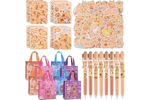 TIVUNORON Set di Regali a Tema Capybara, 74Pcs Regali di Cancelleria Capybara