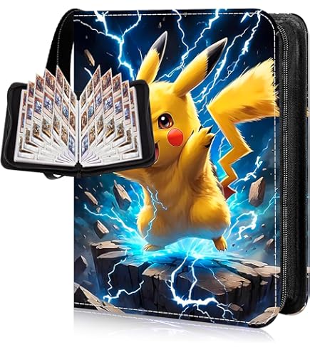 Classeur Carte, Album Carte 4 Pochettes, Classeur Cartes à