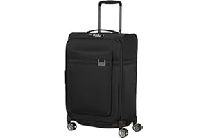 Samsonite Airea - Spinner S (Langth: 35 cm) Rozszerzony bagaż podręczny, 55 cm, 38/43,5 L, czarny (czarny)