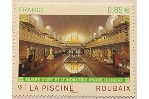 TIMBRE FRANCE 2010. Authentique Timbre de Collection Neuf **. France No 4453. par des Livres Express. Art: Piscine de Roubaix