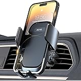 Amazon Brand - Eono Handyhalterung Auto, [Upgrade Klemmarme] Handyhalterung für das Auto Lüftung 360°Drehbar, Kfz Handyhalter