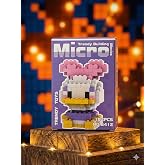 BRICKS Mini Blok Fig&uuml;r Seti 145 Par&ccedil;a, Sevimli Karakter Yapı Seti, Koleksiyonluk Masa&uuml;st&uuml; Dekor (&Ouml;rdek)
