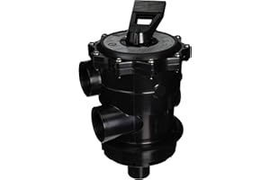Hayward SP071621 Pro Series Vari-Flo Top-Mount Control Valve, Black, 2-Inch-FIP