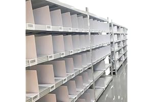 8GNITUHS 20 pollici divisori per libri da biblioteca per scaffali con adesivi riposizionabili, segnalibri per scaffali di librerie, divisori per fumetti di colore assortito, divisori per scaffali in plastica