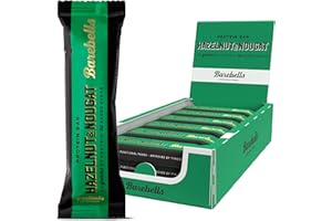 Barebells - Barritas Proteína - 20g Proteína x Barrita - Baja en azúcar - Baja en Calorías - Sin Aceite de Palma - Hazelnut Nougat - Pack de 12 Barritas x 55g
