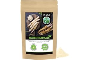 Alpi Nature Pepparrotspulver 100g, Torkad och Mald Pepparrotsrot, Pepparrots Pulver, Glutenfri