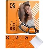 K&amp;F CONCEPT Nano-Bacis 100mm Spiral Halo Filter Medium Hand Effect | Optical Glass Special Effects Prism Filter with 3 Cleani