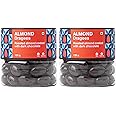 Entisi Premium Chocolate Coated Almond Dragees Jar - (120g Each, Pack of 2)