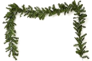 HEITMANN DECO Guirnalda de Abeto Artificial – Guirnalda Decorativa Larga Verde Aprox. 270 cm – Guirnalda navideña