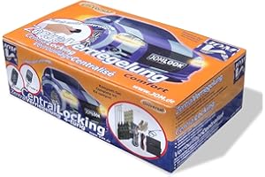 JOM Car Parts & Car Hifi GmbH 7104-2 Zentralverriegelung, Komplett Set, 4-türig, incl. 2 Klappschlüssel mit Funk, 4 Stellmotoren