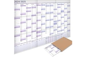 ‎YOHMOE Yohmoe® XXL Schuljahresplaner 2024/2025 im Format 98x68 cm. Der Wandkalender 2024 2025 für Lehrer und Schüler im gefalzten Format. Ideal auch als Jahresplaner 2024 2025