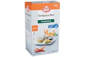‎RUF RUF Tempurateig, Panko Paniermehl zum Panieren und Frittieren von Fingerfood wie Gemüse, Shrimps, Nuggets oder Schnitzel, für einen locker-krossen-Teigmantel, vegan, 1x1000g