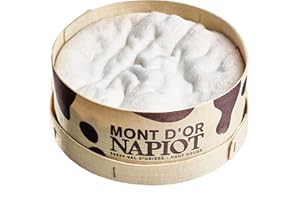 URBAN MERCHANTS Mont d’Or, Seasonal French Cheese, Soft And Creamy, Made From Cow’s Milk, 400g