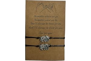 Tindo Freundschaftsarmbänder - Pärchen Armbandänder - Freundschaftsarmbänder Set Stück - Geschenk für Freunde, Pärchengeschenk - Geschenkidee Armband Jahrestag - Geschenkarmband