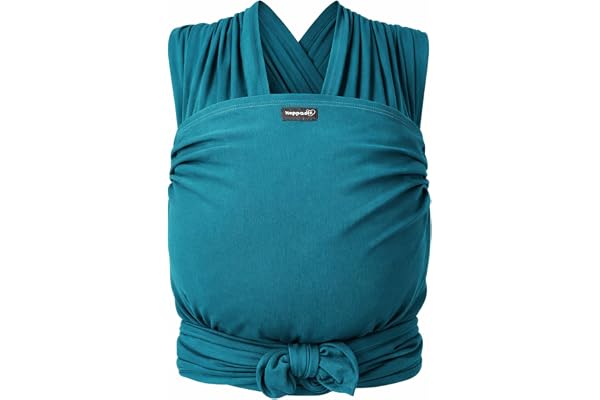 HOPPEDIZ® Écharpe porte-bébé extensible pétrole
