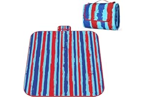 Kato Tirrinia Coperta da Picnic Extra Large Impermeabile Leggero Tappetino da Spiaggia Portatile per Famiglia Campeggio, Viaggi, Parco, Erba, Escursionismo, All'Aperto, Stadio, Concerti, 180×200CM