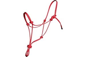 Hunters Saddlery Rope Halters for Horses Compatible with Parelli Natural Horsemanship Training Mini Foal Weanling Pony Cob Full Draft Head-Collars