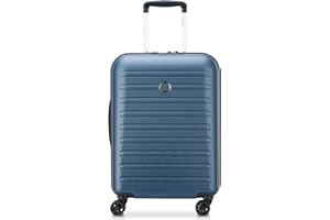DELSEY PARIS - SEGUR 2.0 - Maleta de cabina rígida fina -55 x 40 x 20 cm - 35 L - S - color azul