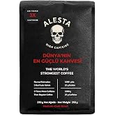 Alesta Coffee Y&uuml;ksek Kafeinli &Ouml;ğ&uuml;t&uuml;lm&uuml;ş Filtre Kahve 250 Gr. / Sporcu Kahvesi 3 Kat Kafein(french Press Ve Makine)