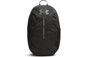 Under Armour Homme Sac À Dos Hustle Lite De 26,5 L, Black/Racer Red