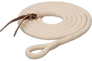 Weaver Leather Pima Cotton Lead, Natural, 5/8" x 10'