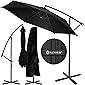 KESSER® Alu Ampelschirm Sonnenschirm Ø 300 cm mit Kurbelvorrichtung UV-Schutz Aluminium Wasserabweisende Bespannung…