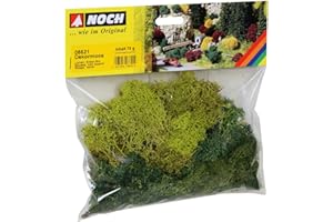 Noch - 08621 - Modélisme Ferroviaire - Outil - Mousse Vert - Assorti - 75 G, Petit