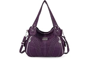 Angel Kiss Women's Handbag with Crossbody Strap Tote-Hobo, 13.84.711.8 inches