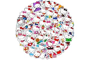 LUCLAY kiti1 100PCS Stickers, Stickers for Kids Children, Anime Stickers for Girls Boys, Cartoon Waterproof Stickers for Party Bag Fillers Rewarding Gifts Scrapbooking Laptop Skateboard Wall Bottle Decoratio