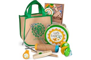 Melissa & Doug | Let's Explore Camp Music Pretend Spielset | ab 3 Jahren | Geschenk für Jungen oder Mädchen