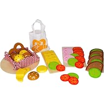 Bambilino Goki Sandwiches, Bread Slices, Sausage Slices and Cheese ...