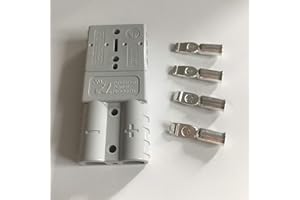 Anderson, connettore SB50 da 50 Amp e 600 V, cavo terminale del connettore di alimentazione a batteria (grigio)