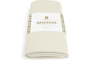 LOTUSCRAFTS Coperta yoga in cotone biologico, resistente e durevole, coperta da meditazione, coperta yoga, 200 x 150 cm