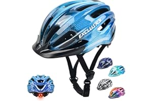 Exclusky Casque Velo Enfant Pat Patrouille Casque Velo Visiere Casque Velo Lumineux Casque Velo Fille Protecteur de Cyclisme Skate Roller Planches à Route Sport (Âge 5-13 Ans)