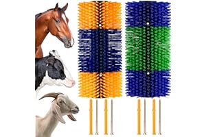 DiDiBirDi Livestock Scratch Brush, 2 Pcs Cattle Brush, Horse Brushes for Grooming, Relieve Itching on the Back of Livestock Great Cattle Supplies for Horse, Goat, Cow, Sheep, Pig.ect Animal