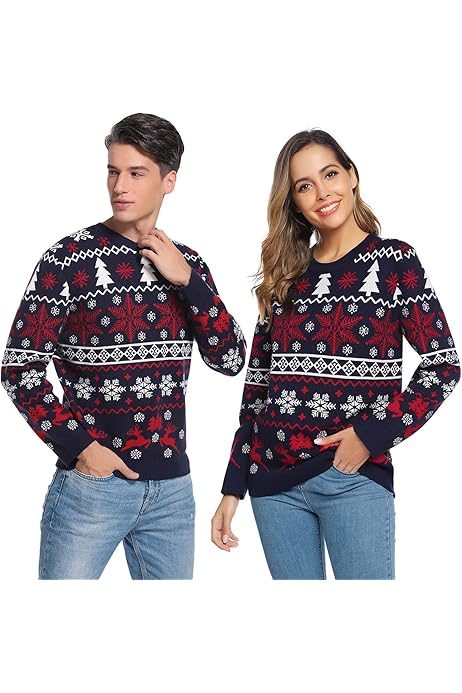 Kersttrui, voor dames, heren en kinderen, grappige kersttrui, lelijke