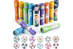 iKeelo 12Pcs Classic Kaleidoscope - Pass the Parcel Gifts for Kids' Birthday, Retro Party Favor Goodie Bag Fillers Return Gifts Carnival Prize and Stocking Stuffers