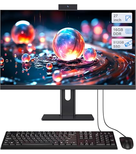 Dell Inspiron 5490 All in One Desktop 23.8 in FHD Display, Intel
