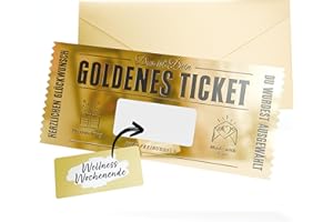 Domar - Karta podarunkowa do samodzielnego wypełnienia z zdrapywaniami – złoty bilet z kartką do zdrapywania – prezent urodzinowy dla kobiet, prezent dla dziewczyny, prezent urodzinowy dla mamy