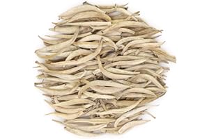Oriarm 250g / 8.82oz Yunnan Silver Needle Tea - Baihao Yinzhen Té Blanco Chino - Silver Tips Imperial Tea Loose Leaf - Caffeine Level Low