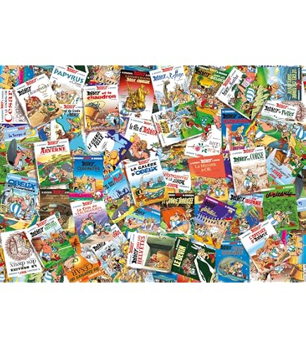 Puzzle 1000 pièces Astérix et Cléopâtre - Nathan - Dessins animés et BD