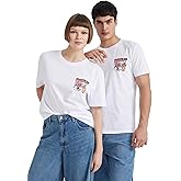 DeFacto Sevgililer G&uuml;n&uuml; Unisex Kısa Kollu T-Shirt &Uuml;niseks Yetişkin Beyaz