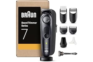 Braun Tondeuse À Barbe Series 7 BT7441, Tondeuse À Barbe Avec Outils Professionnels Et 100 Minutes D'autonomie