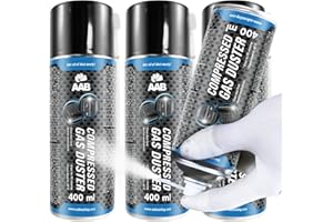 AABCOOLING AAB Compressed Gas Duster 400ml - Spray Congelante per Elettronica, Spray Freddo, Raffreddante Spray, Spray Ghiaccio Istantaneo, Spray Gelo, congelare a -50*C - Set di 3 Pezzi